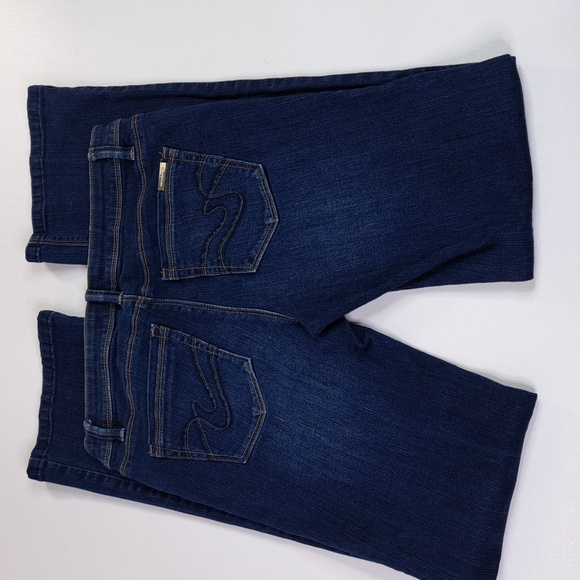 White House Black Market Boot Leg Mid-Rise Blue Jeans Size 0S - Picture 4 of 17